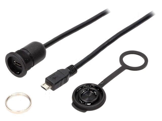Kabel-adapter; Micro USB B ingang,USB B-microstekker; 1310 Kabel-adapter; Micro USB B ingang,USB B-microstekker; 1310